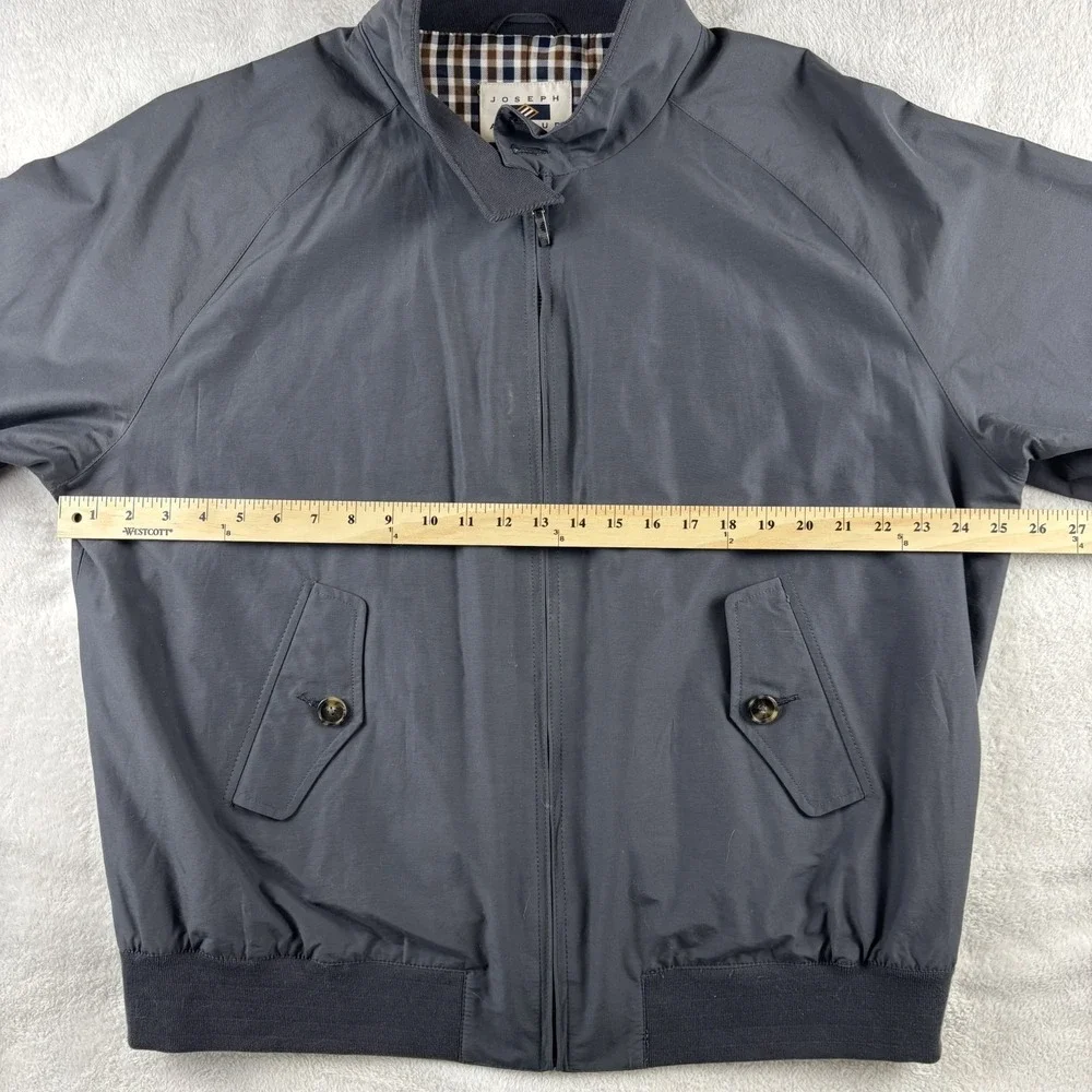 Joseph Abboud Coach Jacket Mens XXL Navy‎ Blue Full Zip Classic Outerwear Golf